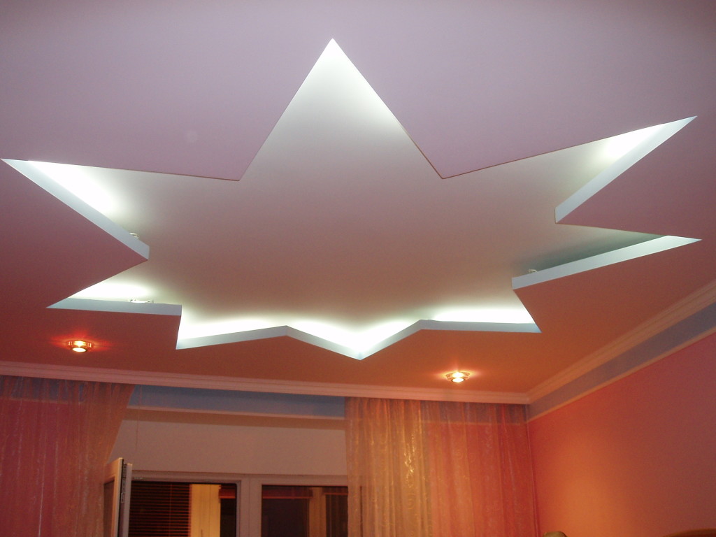 Навесной потолок с подсветкой