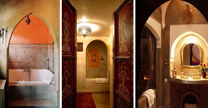 ванная комната в марокканском стиле 23