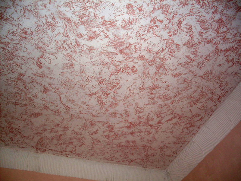 Потолок в ванной штукатурка