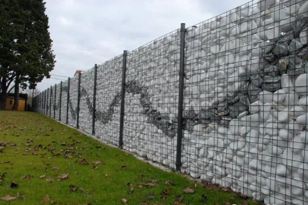 Забор - габион своими руками (фото)